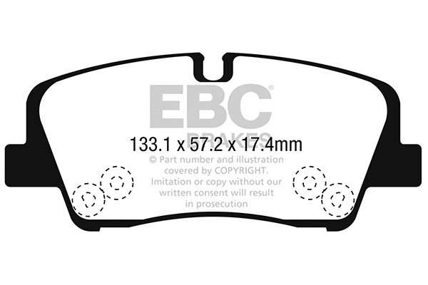 Brake Pad Set, disc brake (DPX2283)