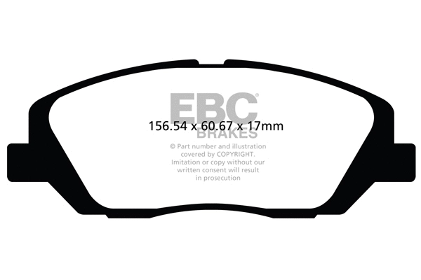 Brake Pad Set, disc brake (DPX2100)
