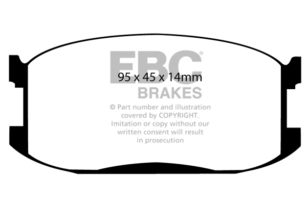 Brake Pad Set, disc brake (DP387)