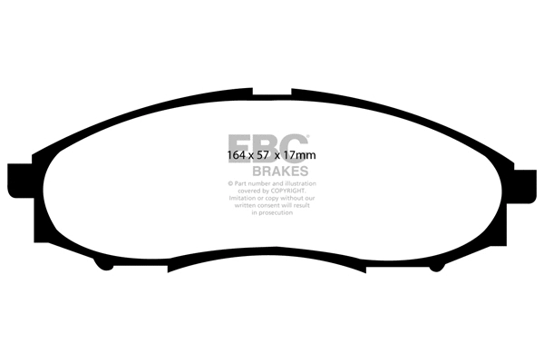 Brake Pad Set, disc brake (DP1316)