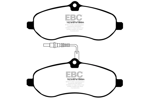 Brake Pad Set, disc brake (DP1970)