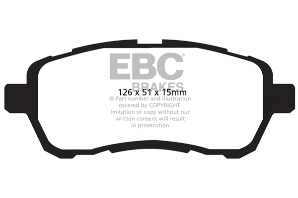 Brake Pad Set, disc brake (DP22003)