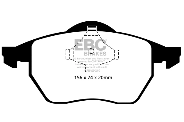 Brake Pad Set, disc brake (DP1324)