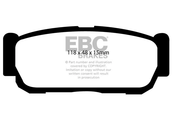 Brake Pad Set, disc brake (DP1560)