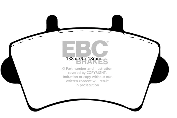 Brake Pad Set, disc brake (DP1386)