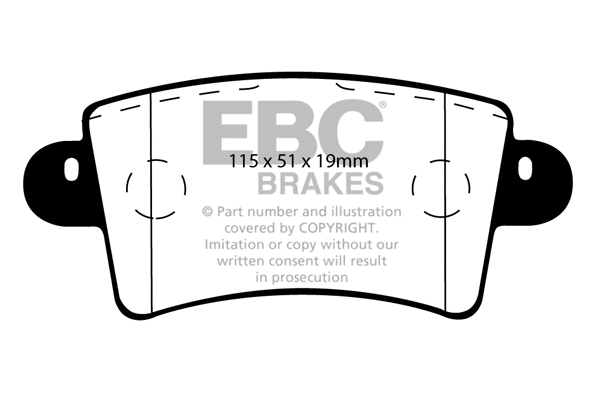 Brake Pad Set, disc brake (DP1385)