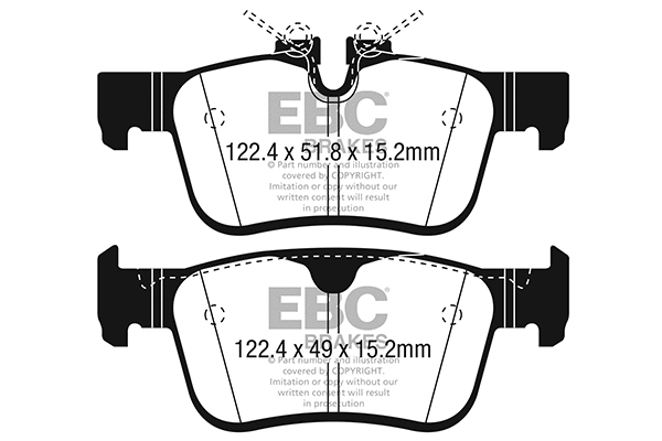 Brake Pad Set, disc brake (DP22306)
