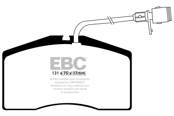 Brake Pad Set, disc brake (DP31327C)
