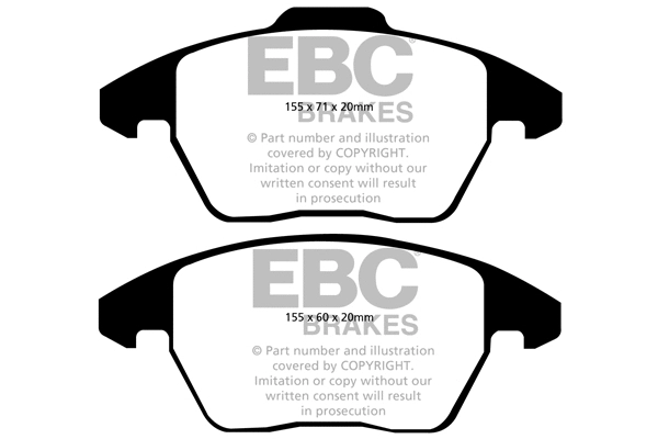 Brake Pad Set, disc brake (DP22052)