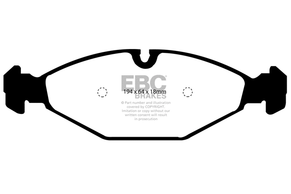 Brake Pad Set, disc brake (DP1009)