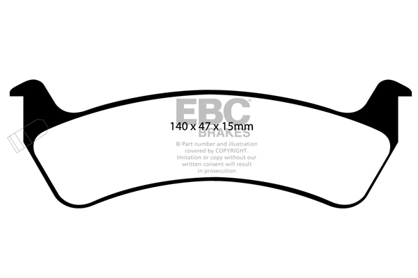Brake Pad Set, disc brake (DP1129)