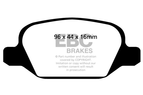 Brake Pad Set, disc brake (DP1430)
