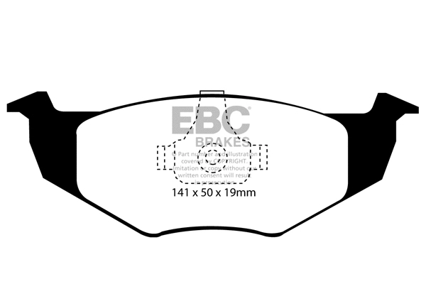 Brake Pad Set, disc brake (DP1056)