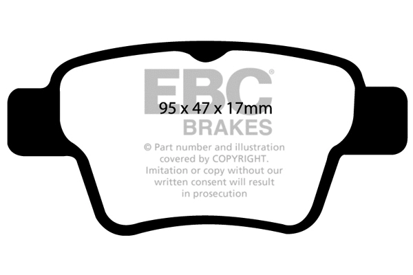 Brake Pad Set, disc brake (DP1575)