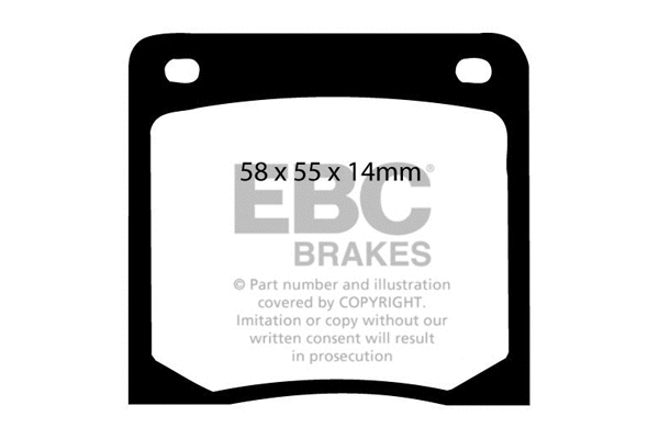 Brake Pad Set, disc brake (DP139)