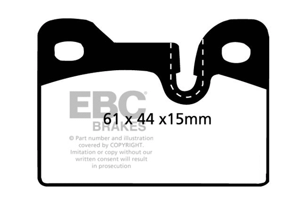 Brake Pad Set, disc brake (DP342)