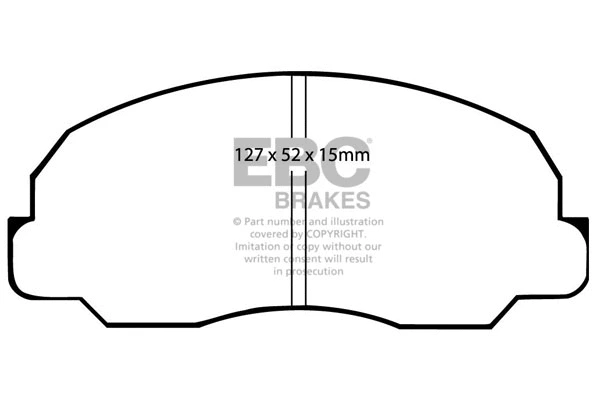 Brake Pad Set, disc brake (DP541)