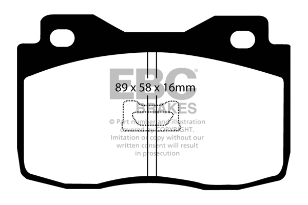 Brake Pad Set, disc brake (DP378)