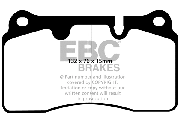 Brake Pad Set, disc brake (DP41908R)
