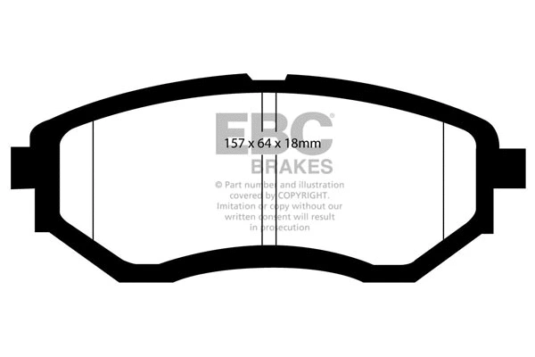 Brake Pad Set, disc brake (DP31583C)