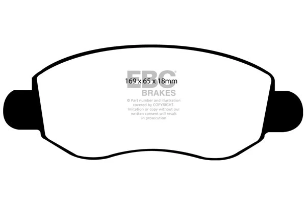 Brake Pad Set, disc brake (DP1297)