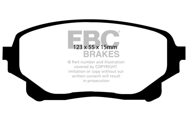 Brake Pad Set, disc brake (DP1756)
