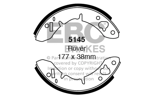 Brake Shoe Set (5145)