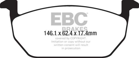 Brake Pad Set, disc brake (DP22225)