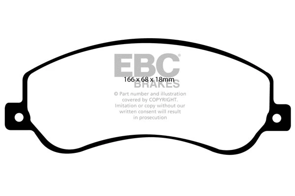 Brake Pad Set, disc brake (DP1917)