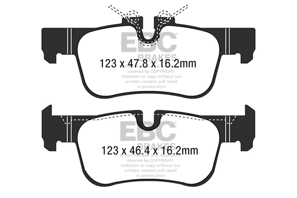 Brake Pad Set, disc brake (DP22235)