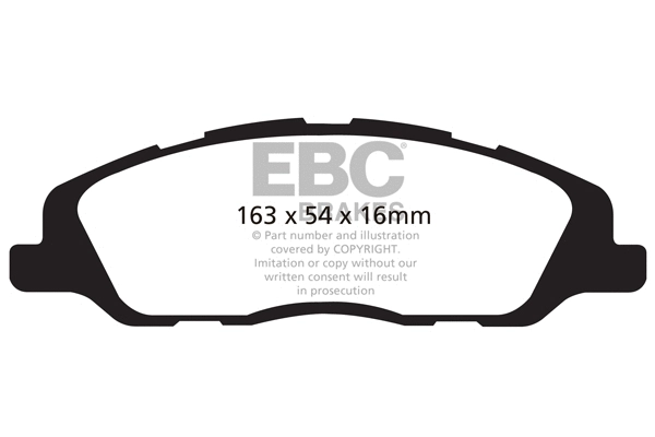Brake Pad Set, disc brake (DP21868)