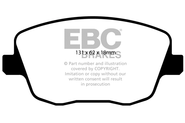 Brake Pad Set, disc brake (DP1436)