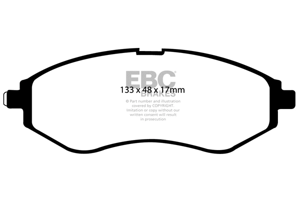 Brake Pad Set, disc brake (DP1213)