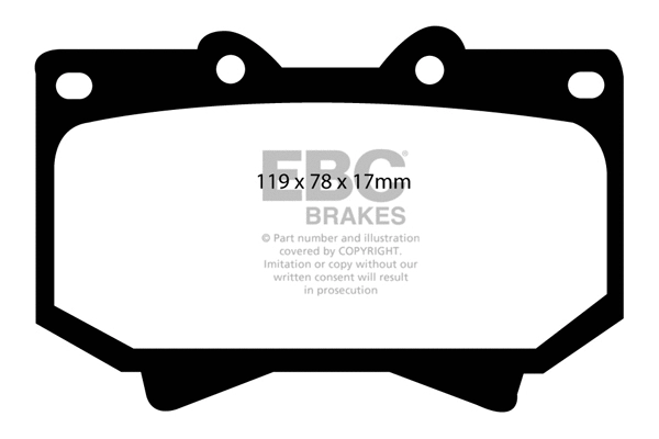 Brake Pad Set, disc brake (DP1319)