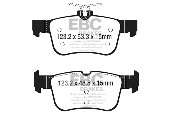 Brake Pad Set, disc brake (DP23047)
