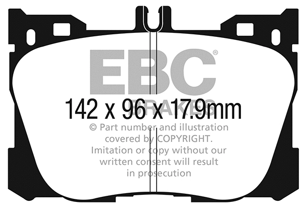 Brake Pad Set, disc brake (DP23070)