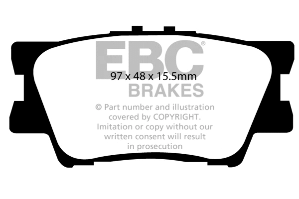 Brake Pad Set, disc brake (DP1793)