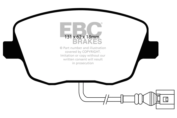 Brake Pad Set, disc brake (DP1479)