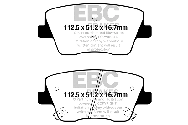 Brake Pad Set, disc brake (DP22344)