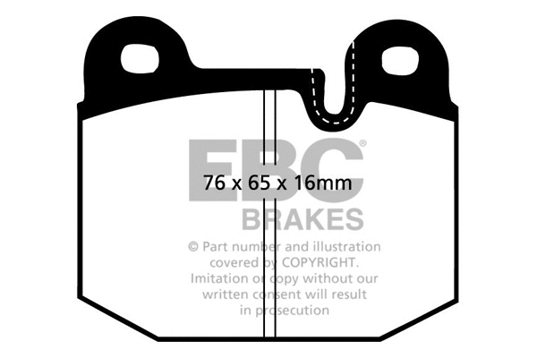 Brake Pad Set, disc brake (DP341)