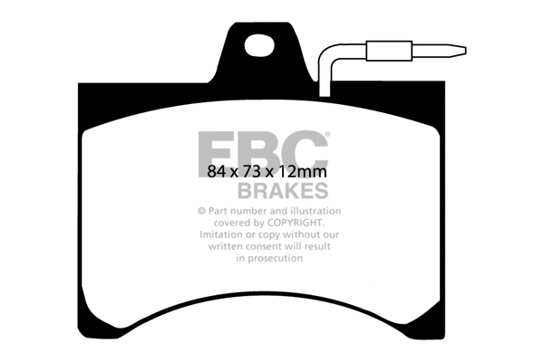 Brake Pad Set, disc brake (DP349)