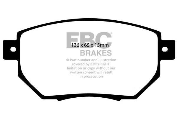 Brake Pad Set, disc brake (DP1659)
