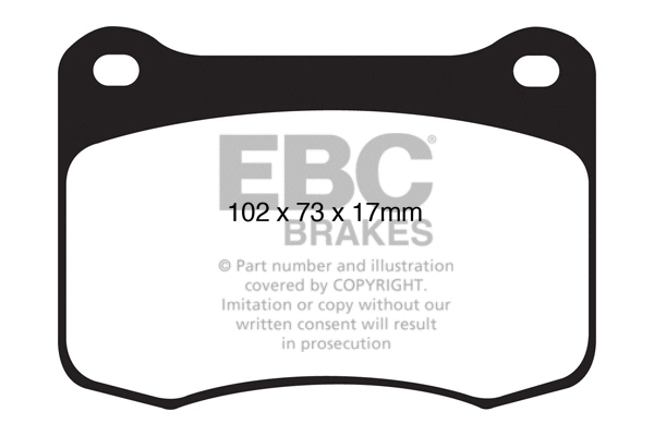 Brake Pad Set, disc brake (DP41820R)