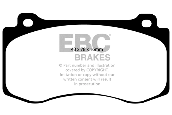 Brake Pad Set, disc brake (DP41764R)