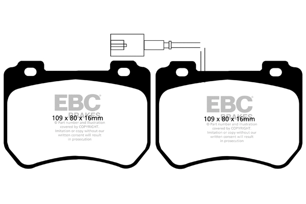 Brake Pad Set, disc brake (DP22074)