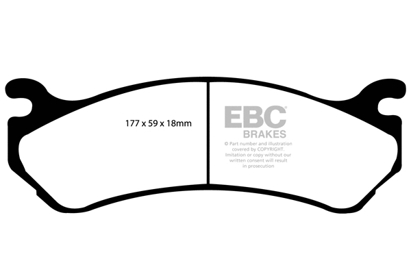 Brake Pad Set, disc brake (DP61304)