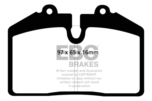 Brake Pad Set, disc brake (DP31013C)