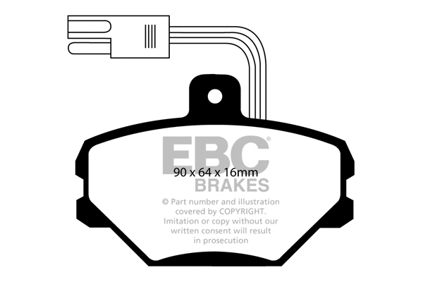 Brake Pad Set, disc brake (DP718/2)