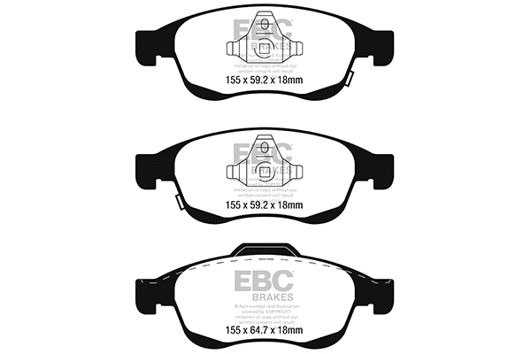 Brake Pad Set, disc brake (DP22247)