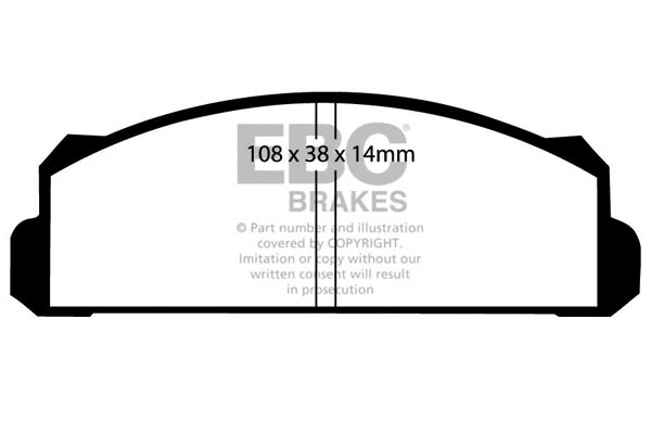 Brake Pad Set, disc brake (DP144)